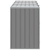 vidaXL Wheelie Bin Storage for Triple Bins Gray 85"x31.9"x45.3" Steel