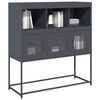 vidaXL Sideboard Anthracite Cold-rolled steel Large Doors Sideboard