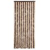 vidaXL Insect Curtain Beige and Light Brown 35.4x86.6" Chenille