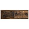 vidaXL TV Cabinet Smoked Oak Engineered Wood Medium TV Cabinet