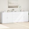 vidaXL Sideboard White Engineered wood Sideboard Rectangular Modern