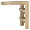 vidaXL Wall Bar Table Sonoma Oak Engineered wood