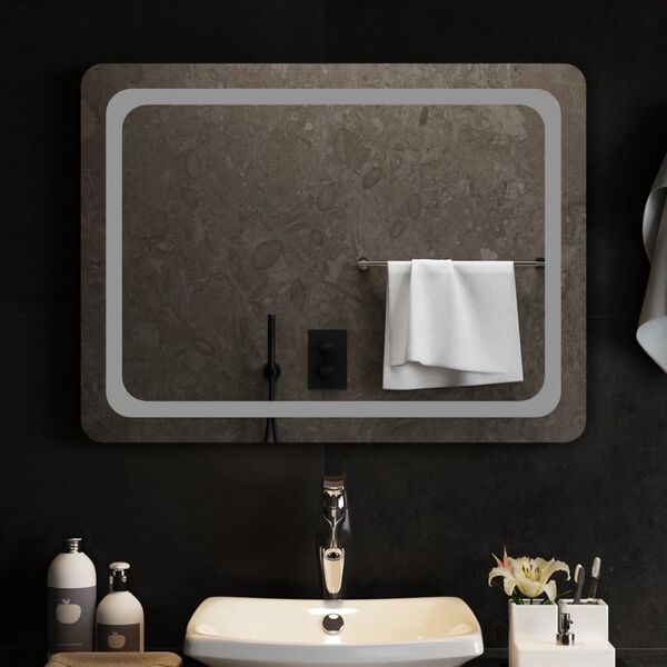 vidaXL LED Bathroom Mirror 31.5"x23.6"