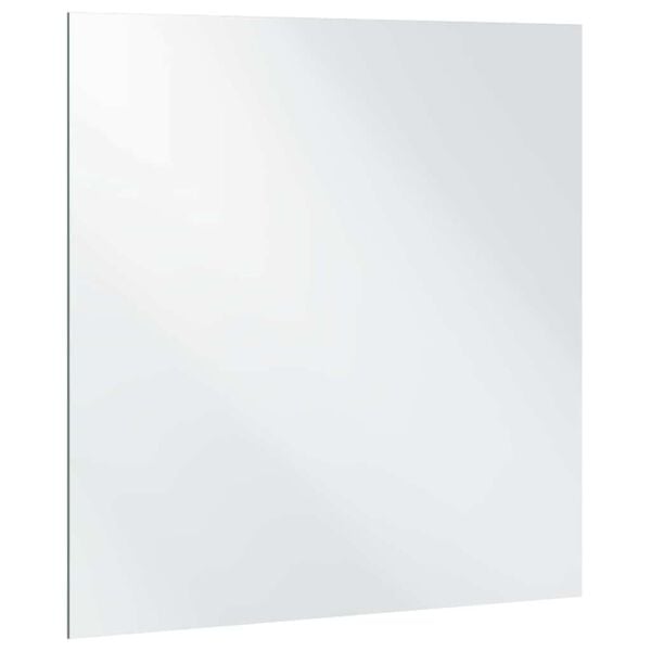 vidaXL Wall Mirror Square 19.69 x 19.69 in Tempered Glass