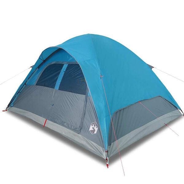 vidaXL Family Tent Dome 6-Person Blue Waterproof