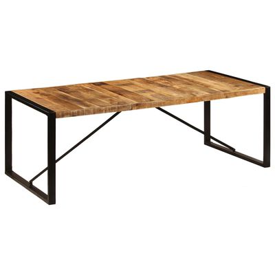 vidaXL Dining Table 86.6"x39.4"x29.5" Solid Mango Wood