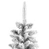 vidaXL Christmas Tree White, Green PVC, PE, Steel 59.1 in
