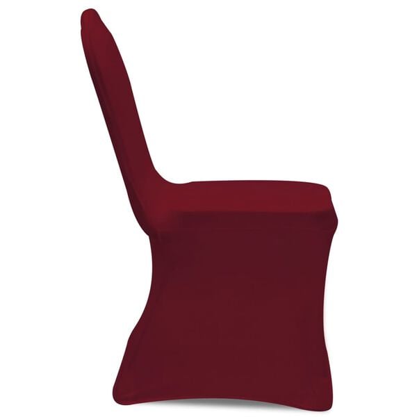vidaXL Chair Cover Set of 24 Burgundy 90% Polyester, 10% Elastane