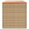 vidaXL Garden Storage Box Beige and brown