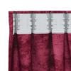 vidaXL Velvet Curtains 2 pcs Wine red 68.90 x 55.12 in Velvet