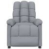 vidaXL Massage Chair Light grey Fabric (100% polyester) Standard