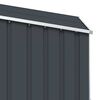 vidaXL Garden Shed Anthracite Galvanized Steel Medium