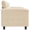vidaXL 2-seater Sofa Cream