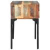 vidaXL Desk Mixed color Solid reclaimed wood, Iron Medium Desk
