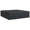 vidaXL Furniture Cover Plain Black 102.36 x 102.36 x 35.43 in 420D