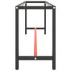 vidaXL Work Bench Frame Matte black and matte red Powder-coated metal