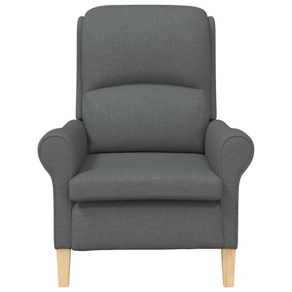 vidaXL Armchair Dark grey 29.92 x 37.01 x 40.16 in Fabric