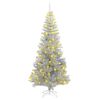 vidaXL Christmas Tree with 300 LEDs with Stand Silver 70.9" PET
