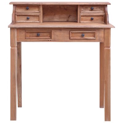 vidaXL Writing Desk with Drawers 35.4"x19.7"x39.8" Solid Reclaimed Wood