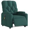 vidaXL Electric Massage Recliner Chair Dark Green