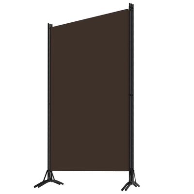 vidaXL 3-Panel Room Divider Brown 102.4"x70.9"