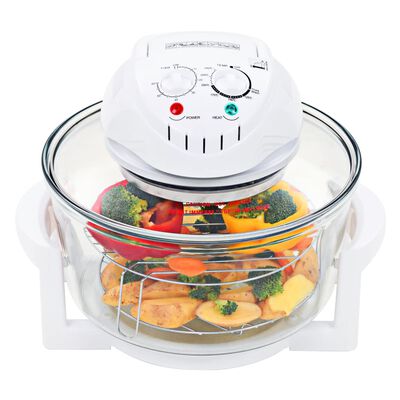 vidaXL Halogen Convection Oven with Extension Ring 1400 W 4.5 gal