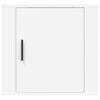 vidaXL Wall-mounted Bedside Cabinet Set of 2 White Engineered wood
