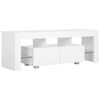 vidaXL TV Cabinet High gloss white E1 Engineered wood with melamine