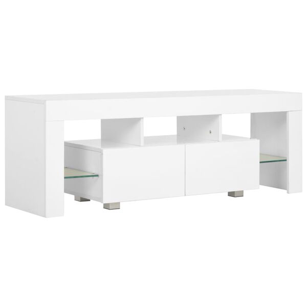 vidaXL TV Cabinet High gloss white E1 Engineered wood with melamine