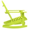 vidaXL Garden Rocking Chair Green Solid fir wood Standard