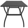 vidaXL Dining Set Anthracite, Grey Powder-coated steel, Textilene Medium