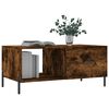vidaXL Coffee Table Smoked Oak Engineered Wood Medium Coffee Table