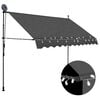vidaXL Retractable Awning Anthracite