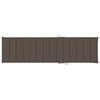 vidaXL Sun Lounger with  Table and Cushion Solid Teak Wood