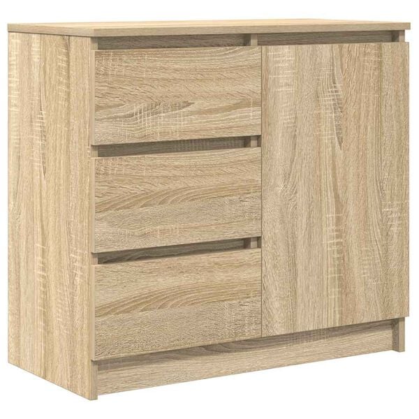 vidaXL Sideboard Sonoma oak Engineered wood Medium Sideboard
