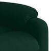 vidaXL Massage Recliner Chair Dark Green