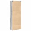 vidaXL Storage Cabinet Gray Sonoma Engineered Wood Tall Storage Cabinet