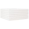 vidaXL Garden Planter White Solid pinewood 19.7x19.7x9.1 in