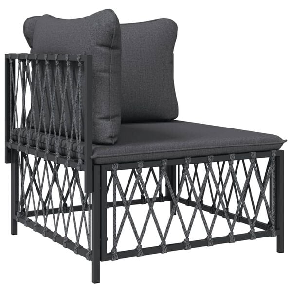 vidaXL Garden Lounge Set Anthracite