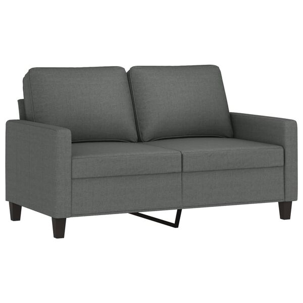 vidaXL Sofa Set Dark Grey 100% polyester Sofa Set Rectangular Modern