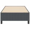 vidaXL Platform Bed Frame Dark Grey 35.43 x 78.74 in Fabric