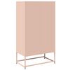 vidaXL Highboard Pink Cold-rolled steel Mid-sized Highboard