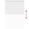 vidaXL Roller Blind White 100% Polyester, Aluminum 37.4 x 59 in