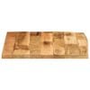 vidaXL Table Top Natural wood color Solid mango wood 15.7x15.7 in