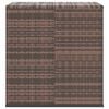 vidaXL Cushion Box Brown Gradient PE Rattan Large Cushion Box
