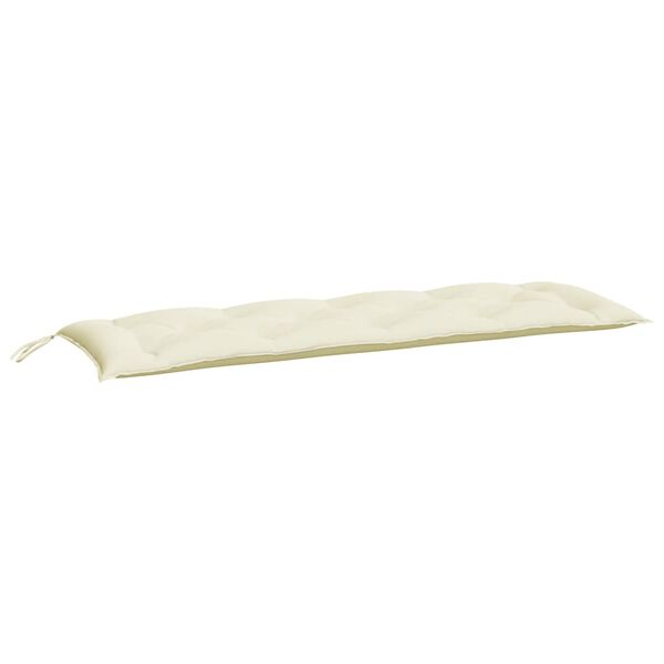 vidaXL Garden Bench Cushion Set of 2 Cream White Oxford fabric