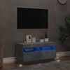 vidaXL TV Cabinet Concrete Grey Engineered Wood Medium TV Cabinet