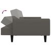 vidaXL Sofa Bed Dark Grey Velvet (100% polyester), wood, plastic 2-seater