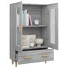 vidaXL Highboard Grey Sonoma Engineered wood Tall Highboard