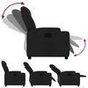 vidaXL Recliner Chair Black Fabric